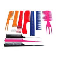 Изображение  Set of hair combs YRE ТН-110-5 (10pcs) colored