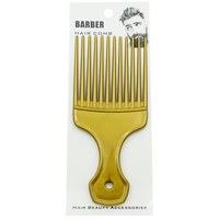Изображение  Расческа - гребень для бороды Barber Hair Comb коричневая