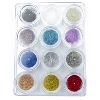 Изображение  Стружка для декора ногтей Lilly Beaute упаковка 12 шт — Разноцветная