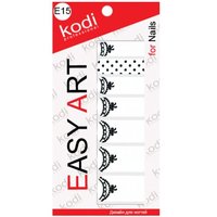 Изображение  Наклейки для дизайна ногтей Kodi Easy Art E15