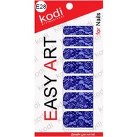 Изображение  Наклейки для дизайна ногтей Kodi Easy Art E28