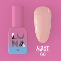 Изображение  Жидкий гель моделирующий для ногтей LUNAMoon Light Acrygel №68, 13 мл, Объем (мл, г): 13, Вариант: 68, Цвет: Персиковый