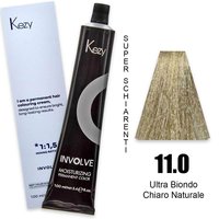 Изображение  Крем-краска для волос Kezy Involve Color 11.0 Ultra Light Natural Blond (супер блонд натуральный), 100 мл, Объем (мл, г): 100, Вариант: 11.0