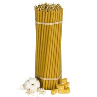 Изображение  Church candle made of beeswax №20 diameter 9.6 mm, 30.5 cm, 100pcs, Quantity per package (pcs): 100