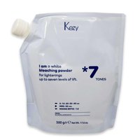Изображение  Белый обесцвечивающий порошок до 7 тонн Kezy White Bleaching Powder, 500 мл
