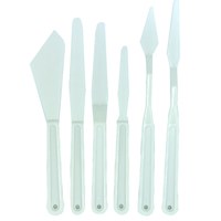 Изображение  Plastic spatula for depilation Pallet Knife - Set of 6 pieces