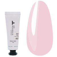Изображение  Полигель для ногтей Nails Molekula Poly Gel №09 Baby Pink нежно розовый, 15 мл, Объем (мл, г): 15, Вариант: 09