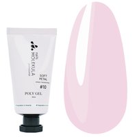 Изображение  Полигель для ногтей Nails Molekula Poly Gel №10 Soft Petal мягкий лепесток, 30 мл, Объем (мл, г): 30, Вариант: 10