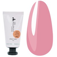 Изображение  Полигель для ногтей Nails Molekula Poly gel №14 Soft Plum мягкая слива, 30 мл, Объем (мл, г): 30, Вариант: 14