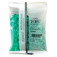 Изображение  Горячий плёночный воск в гранулах ItalWax TOP Line Emerald изумруд, 100 мл