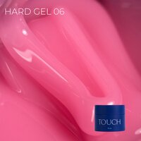 Изображение  Гель для наращивания Touch Hard Gel 06 розовый, 15 мл, Объем (мл, г): 15, Вариант: 06