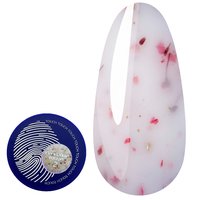 Изображение  Полигель с сухоцветами Touch Liquid Polygel Flora 02 пастельно-розовый, 15 мл, Объем (мл, г): 15, Вариант: 02