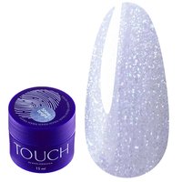 Изображение  Гель для наращивания с шимером Touch Builder Gel Shine Bright 01 лиловый, 15 мл, Объем (мл, г): 15, Вариант: 01