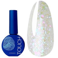 Изображение  Топ без липкого слоя Touch Top Rainbow 03 прозрачный с фиолетовыми хлопьями, 13 мл, Объем (мл, г): 13, Вариант: 03