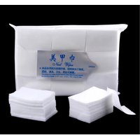 Изображение  Безворсовые салфетки Nail Wipes (белого цвета) для маникюра