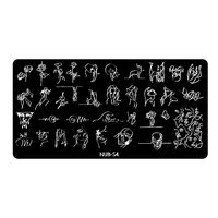 Изображение  Пластина для стемпинга NUB Stamping Plate S-4