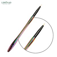 Изображение  Кисть для маникюра Lilly Beaute лайнер коричневый перламутр, 1 шт