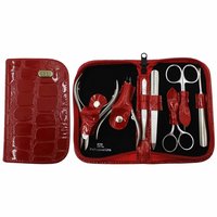 Изображение  Manicure set "Red Crocodile" SPL 77202A