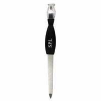 Изображение  Nail file with cuticle pusher SPL 9678