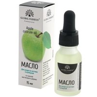 Изображение  Oil for nails and cuticles Global Fashion 15 ml, Apple, Aroma: Apple