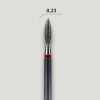 Зображення  Фреза алмазна Saga Professional 005 полум'я червона 0.23 мм
