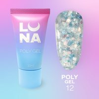 Изображение  Polygel for nail extention LUNAMoon Poly Gel No.12, 30 ml, Volume (ml, g): 30, Options: 12