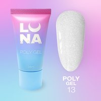 Изображение  Polygel for nail extention LUNAMoon Poly Gel No.13, 30 ml, Volume (ml, g): 30, Options: 13