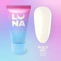 Изображение  Polygel for nail extention LUNAMoon Poly Gel No.3, 30 ml, Volume (ml, g): 30, Options: 3