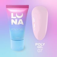 Изображение  Polygel for nail extention LUNAMoon Poly Gel No.7, 30 ml, Volume (ml, g): 30, Options: 7