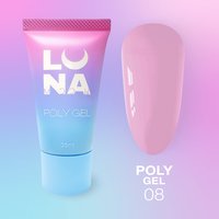 Изображение  Polygel for nail extention LUNAMoon Poly Gel No.8, 30 ml, Volume (ml, g): 30, Options: 8