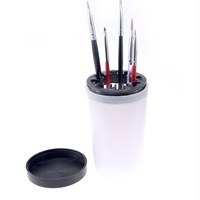 Изображение  Glass for brushes YRE plastic with lid and holders