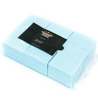 Изображение  Безворсовые салфетки для маникюра Master Professional 1000 шт, голубые