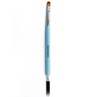Изображение  Brush for poly-gel, acrylic-gel with a spatula №8 Global Fashion blue