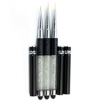 Изображение  Brush liners set Global Fashion for painting 3 pcs with air puffing