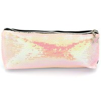 Изображение  Cosmetic bag with sequins, pink