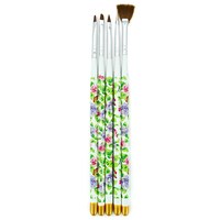 Изображение  Set of brushes for nail design YRE 5 pcs NK-05