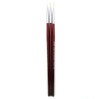 Изображение  Set of brushes for manicure YRE 3 pcs liners NKR-00