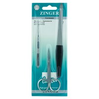 Изображение  Manicure set Zinger E-176 - nail file, tweezers, scissors