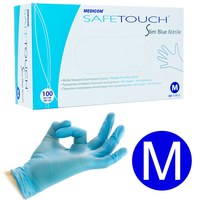 Изображение  Medicom SafeTouch nitrile gloves, 100 pcs M, Blue