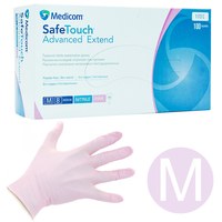 Изображение  Нитриловые перчатки Medicom SafeTouch, 100 шт M, Розовые