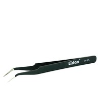 Изображение  Пинцет Lidan H - 15 для маникюра и наращивания ресниц