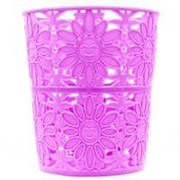 Зображення  Підставка стакан для пензликів, пилок і манікюрних інструментів RS 01 рожева