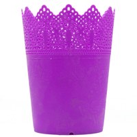 Изображение  Подставка стакан для кистей, пилочек и маникюрных инструментов RS 03 фиолетовая