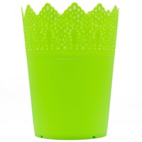 Изображение  Подставка стакан для кистей, пилочек и маникюрных инструментов RS 03 зеленая