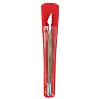 Изображение  Pusher for manicure, double-sided with a wooden handle