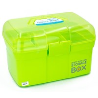 Зображення  Багатофункціональний пластиковий ящик для зберігання YRE КВ-01, зелений