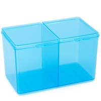 Изображение  Container - organizer YRE 2 sections, blue
