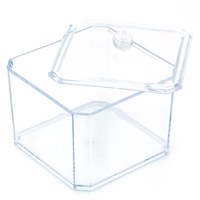 Изображение  Transparent container for lint-free wipes and cotton pads