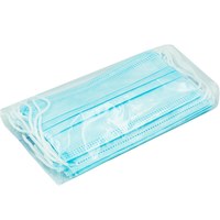 Изображение  Medical masks 10 pcs disposable three-layer in a package Unimax Medical