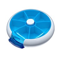 Изображение  Round pillbox with switch, blue
